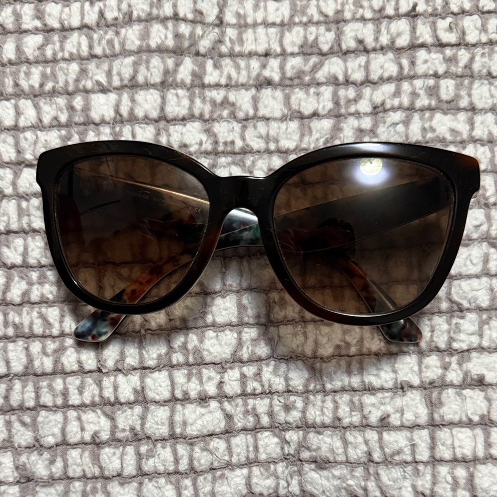 Dolce & Gabbana Black and Brown Sunglasses
